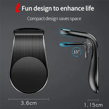 Magnetický držák telefonu do auta, stojan, klip na větrací otvor, držák na mobilní telefon do auta, podpora GPS do auta pro iPhone, Xiaomi, Samsung, LG 12 nejlepší prodej Telefony Nokia řady E - №1