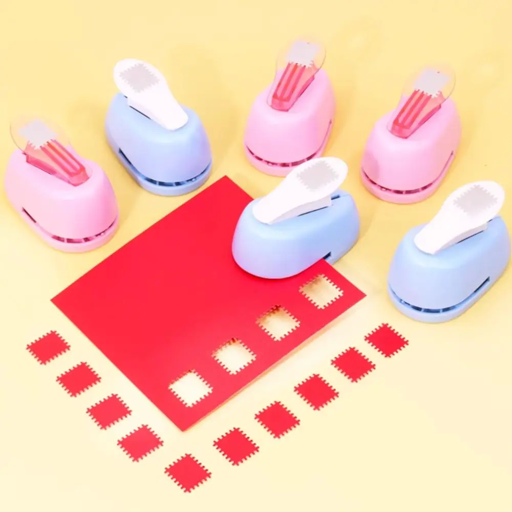 ختم شكل ختم الحدود لكمة ثقب الناخس قطع الحرفية آلة النقش توفير العمالة ورقة قطع مسننة الناخس المزخرف