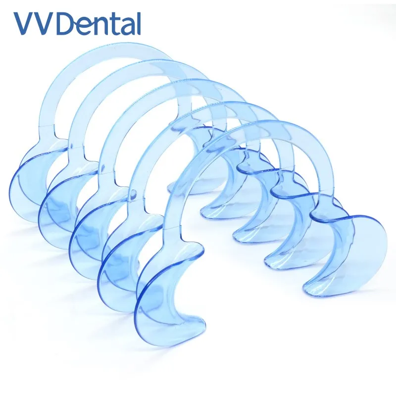 VV Dental 5pcs Durable Plastic Mouth Opener Dental Retractor Flexible Cheek Holder Cheek Expand Dental Orthodontic Tools