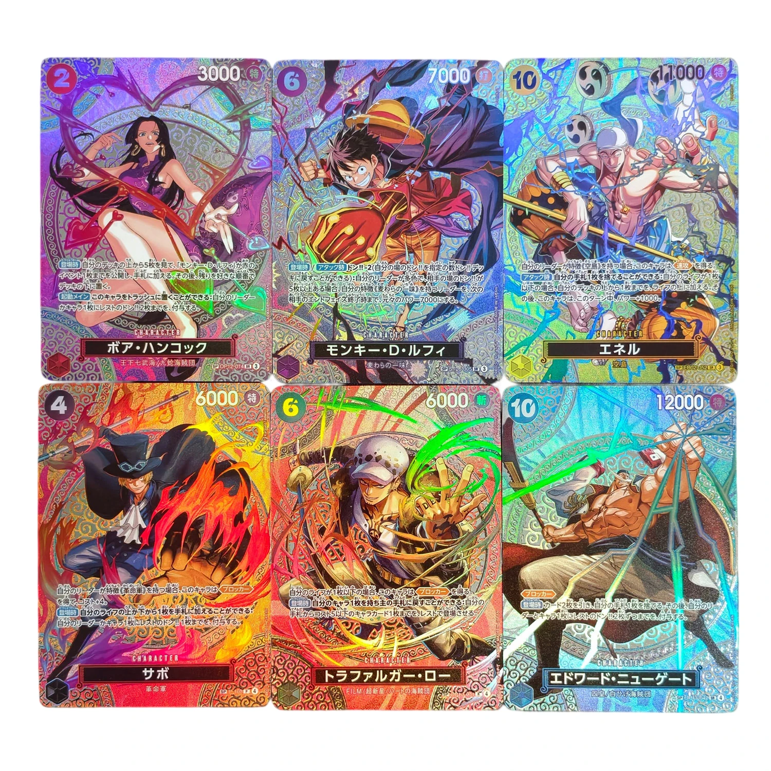 Diy OPCG SP Card OP15 Boa Hancock Enel Law Newgate Sabo Luffy SR