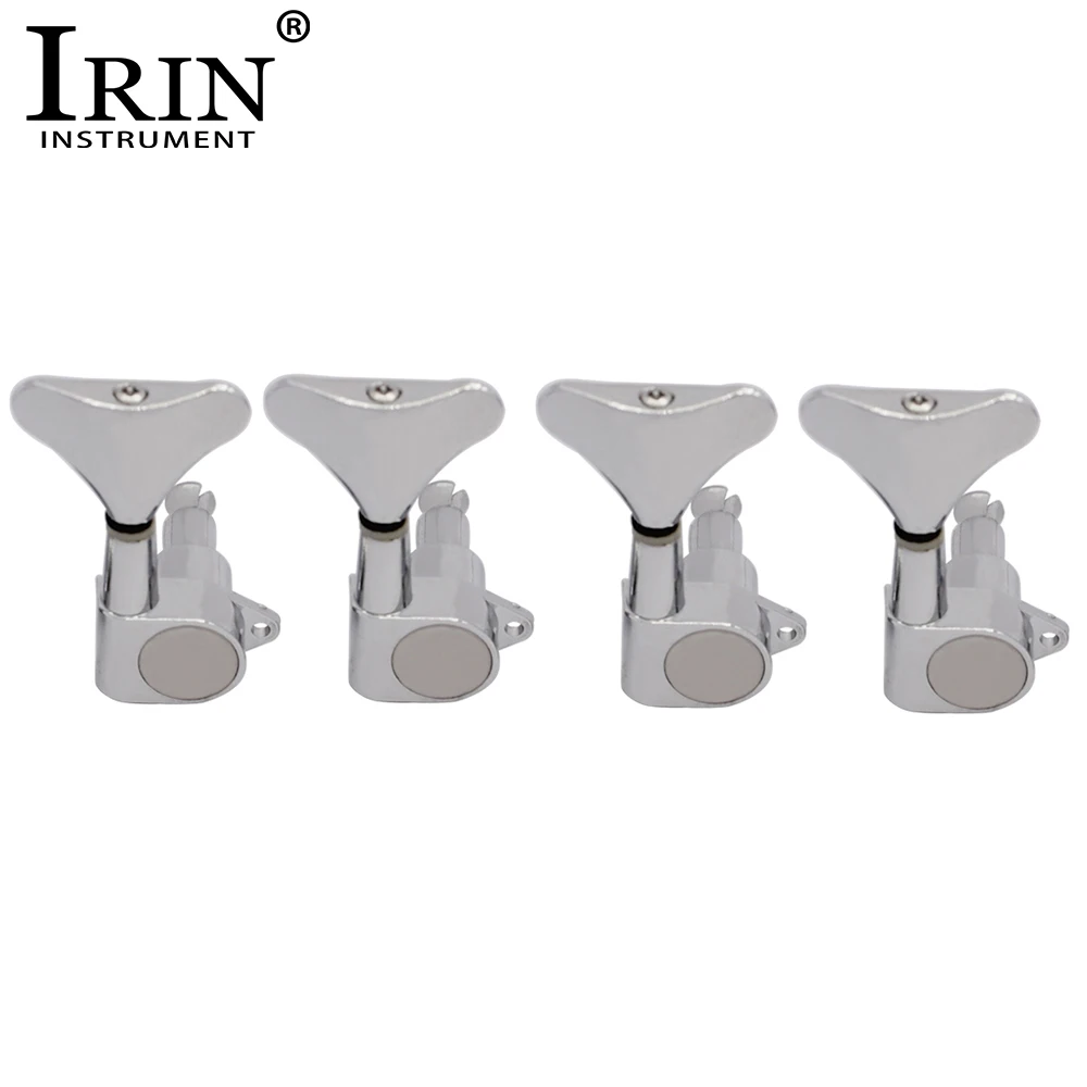 IRIN 4 Strings Electric Bass Guitar Tuning Pegs Machine Heads Tuners Metal Tuning Peg for Electric Bass Guitar Parts Accessories