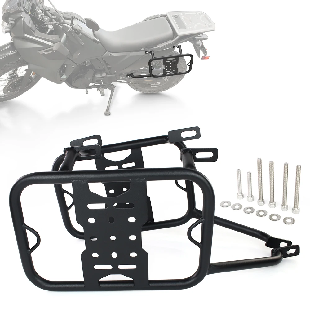

Motorcycle Bracket Panniers Rack Side Carrier Aftermarket Saddlebag Support Racks KLR650/KLR650 Advantur 2022-2025 For KAWASAKI