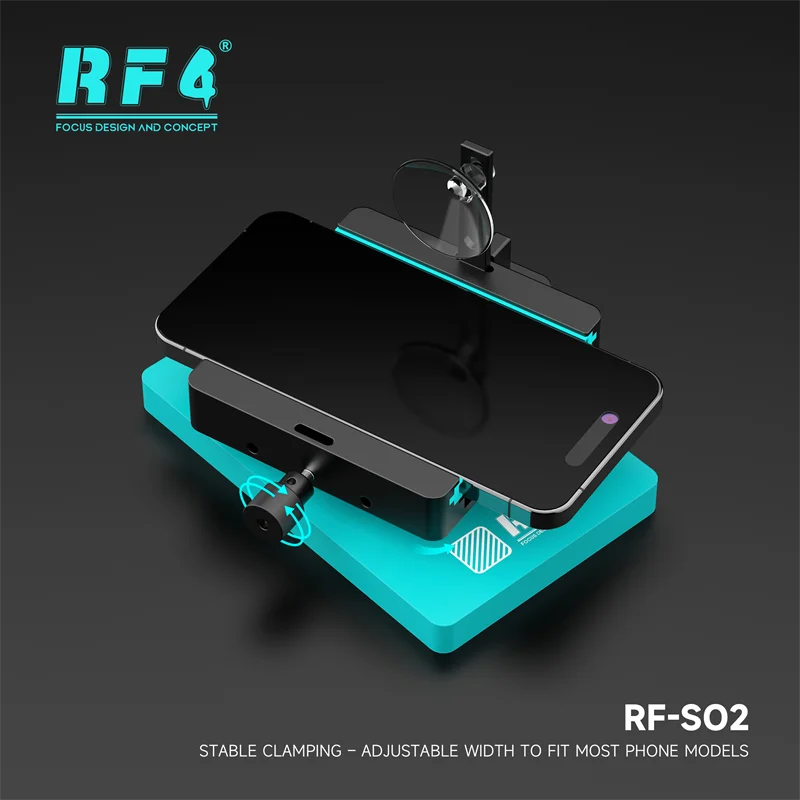 

RF4 RF-SO2 Универсальный инструмент для снятия ЖК-экрана мобильных телефонов для ремонта мобильных телефонов, фиксация экрана, двухсторонний держатель на присоске
