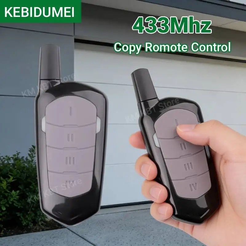 Garage Remote Control Duplicator 433mhz Gate Door Commands Opener 433.92mhz Electric Rolling Code Clone Access Portal Fixed Code