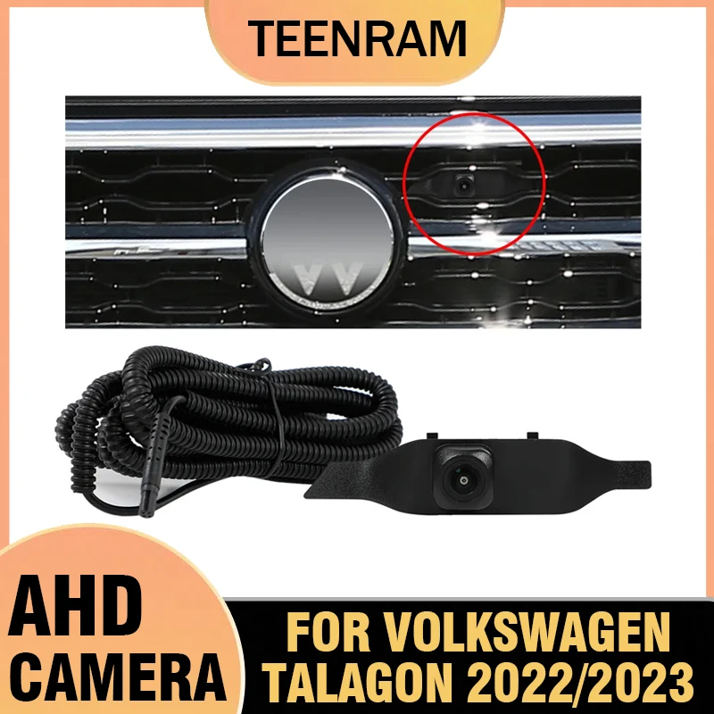 

For Volkswagen 2022/2023 Talagon AHD 150° Car Front View Camera Night Vision Fisheye Lens Waterproof Parking Monitoring