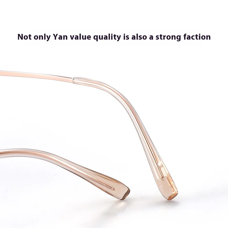 Ретро овальное стекло из титанового сплава, женская мода, маленькое лицо, широкий край, дизайн, оптическая оправа для очков по рецепту, близорукость, дальнозоркость