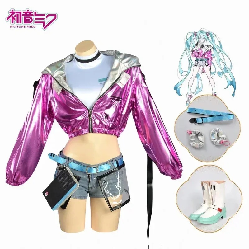 COS Game Animation Miku Anime Cosplay Costume Luoli Women's Costume Set