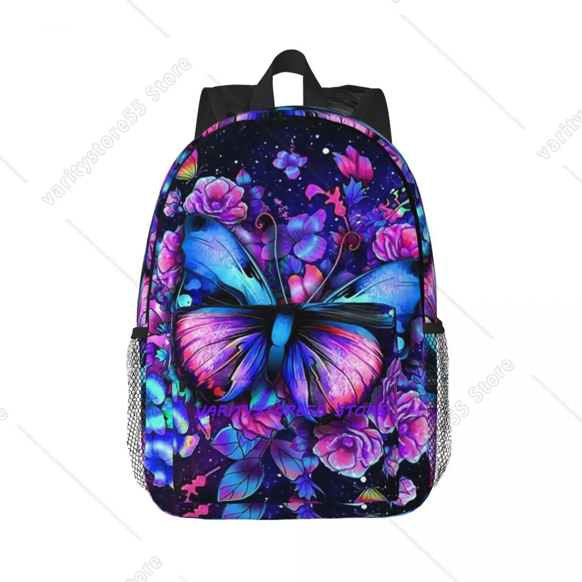 Colorful Bright Butterfly Backpack Hot Sale Daypack Large Capacity Boy Girls BookBag Shoulder Bags for Men Women Kids School Bag