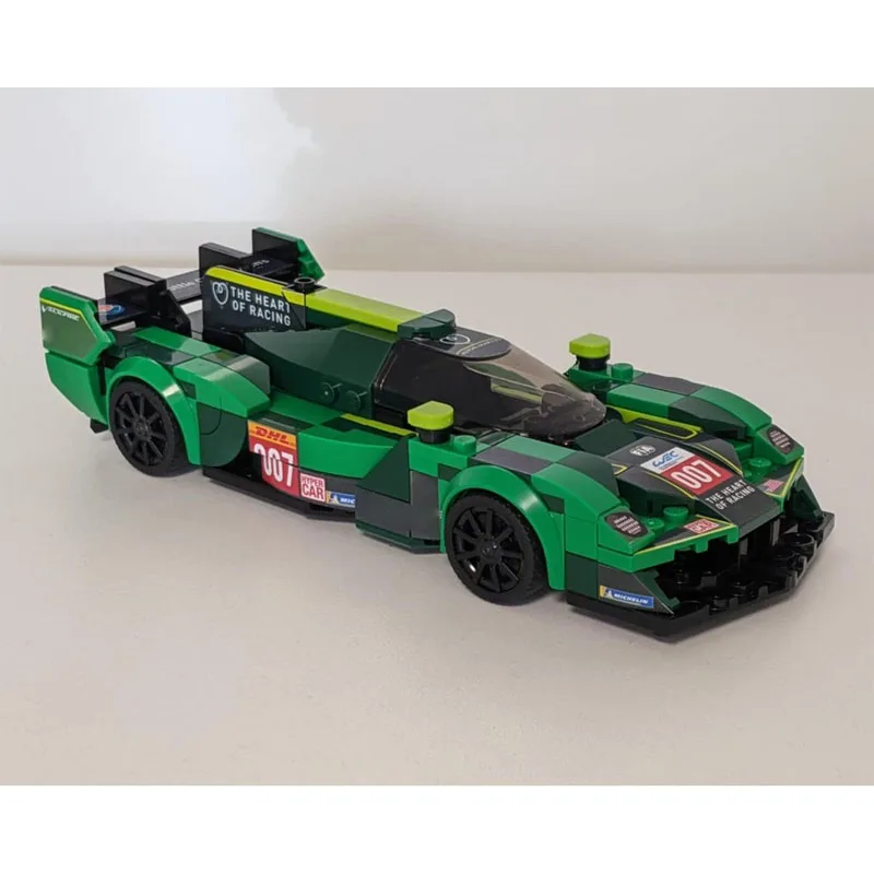 

MOC-210396 Новый классический культовый AMR-LMH # Модель спортивного автомобиля 007, гоночный блок, 349 деталей, детская игрушка на день рождения для мальчиков в подарок