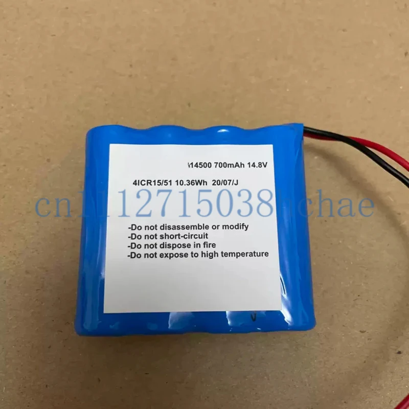 For Koyu W8 W902 window cleaning robot 14500 14.8v 700mah 4ICR15/511 battery for Rovel CC906 903 JM
