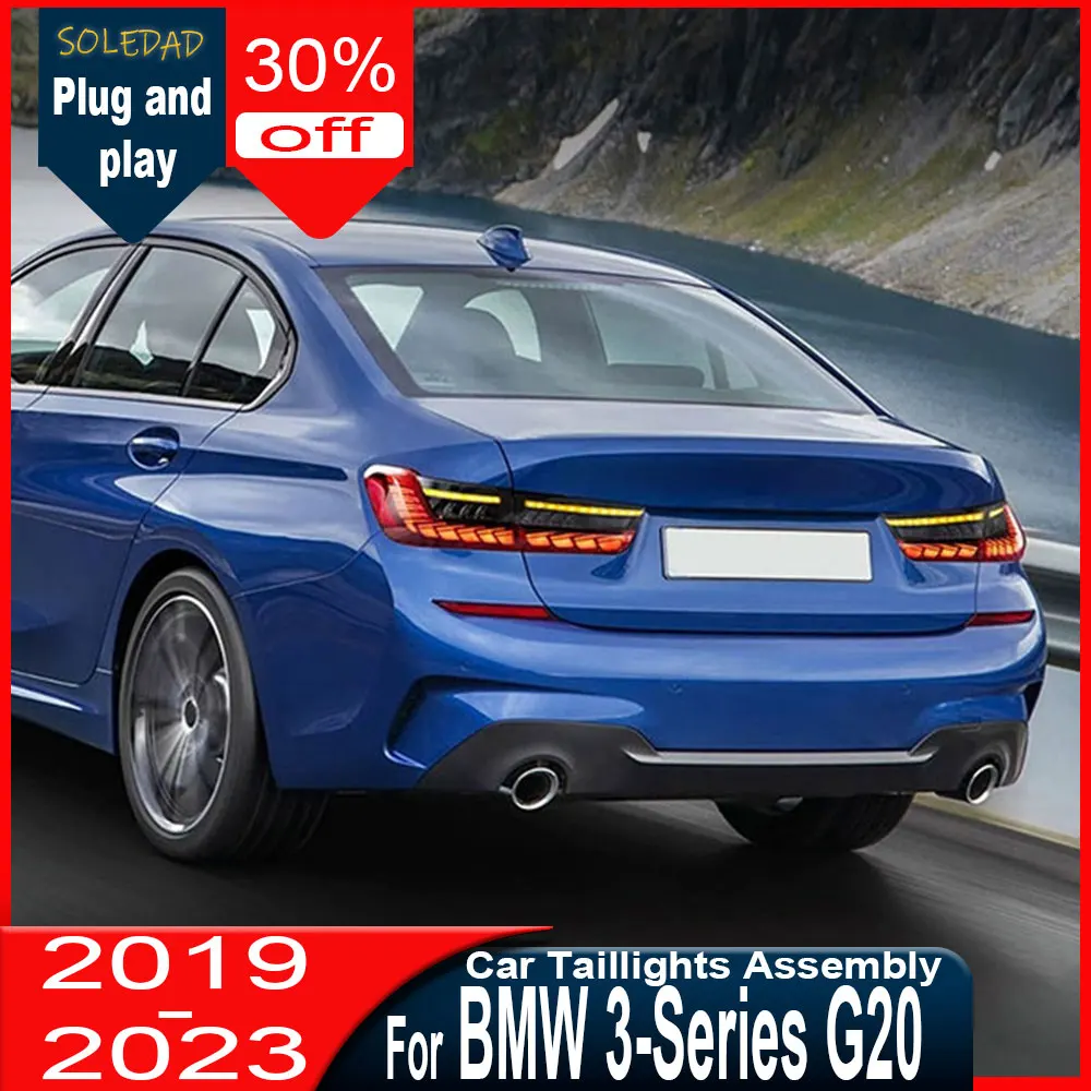 Car Taillight assembly For BMW 3 Series 330 G20 G28 G80 M3 2019-2024 LED Modify the brake lights reverse the lights turn signal