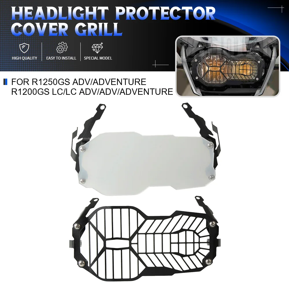 

For BMW R1250GS ADV/Adventure R1200GS LC/LC ADV/ADV/Adventure/Water Cooled Motorcycle Headlight Protector Cover Grill Guard