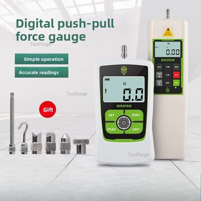 

Двухтактный измеритель силы Высокоточный портативный пружинный измеритель силы с программным обеспечением Цифровой инструмент для измерения стресса Измеритель тяги