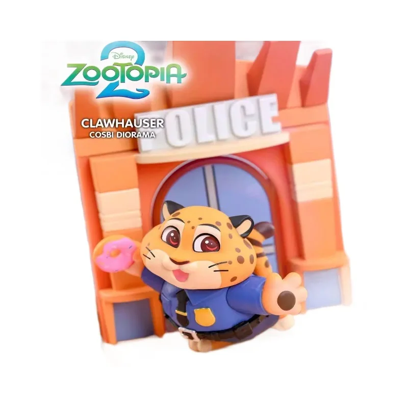 Zootopia 2-Szene Blind Box COSBI Judith Nick Puppe Desktop handgemachtes Geschenk