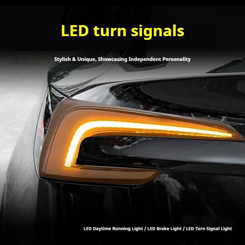 

FT Car Lights forTesla Model 3 Taillights 2023-2025 Upgrade LED Tail Lamp Dynamic Turn Signal Light Car Taillights Assembly