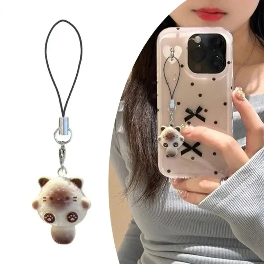 Fashion Adorable Design Mobile Phone Strap Cartoon INS Phone Charm Pendant Resin Versatile Bag Pendant For Any Occasion