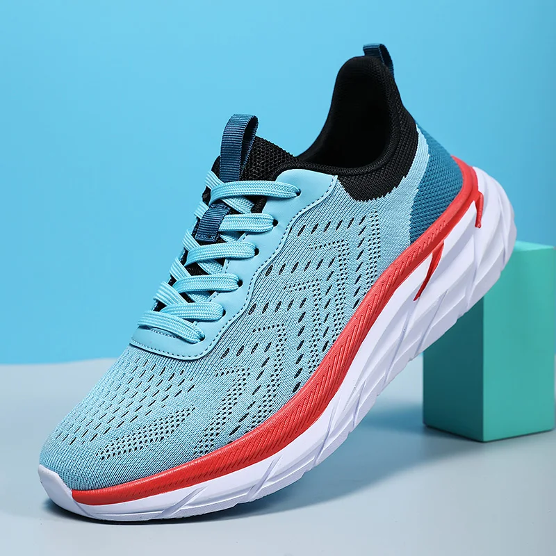 Running Shoes Men Mesh Comfortable Breathable Flat Casual Jogging Shoes Fashion Luxury Designer Tennis Shoes Male Sneakers