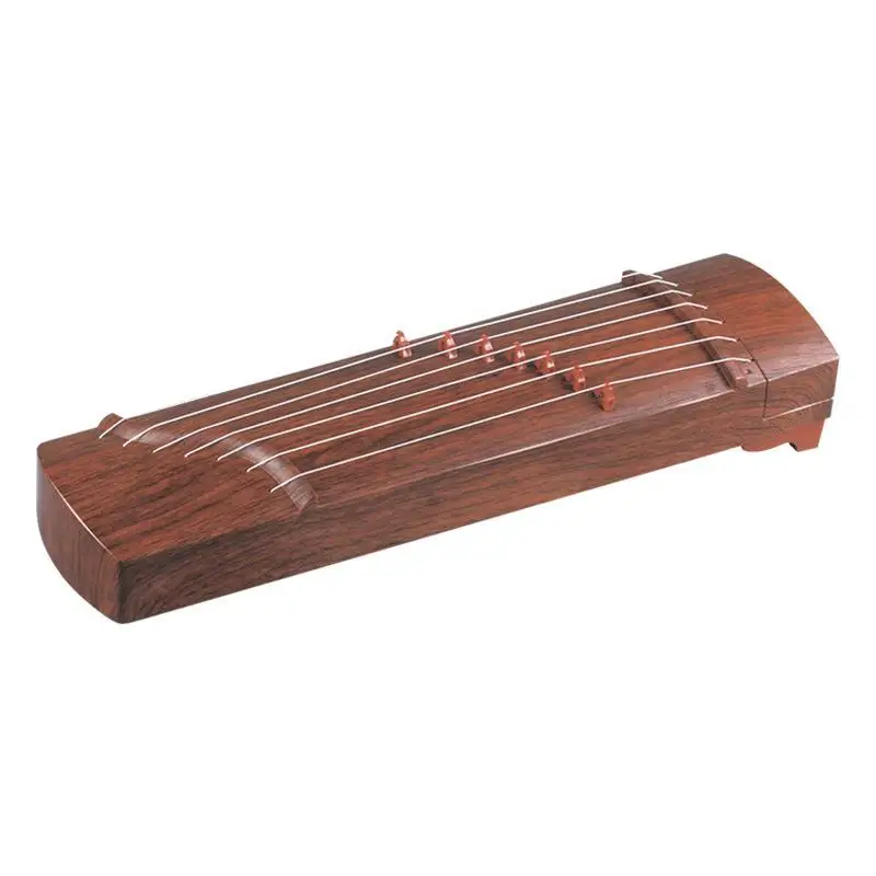 Children\'s Simulated Guzheng Toys Beginner Professional Practice Stringed Instruments Accessory 7 String Mini Traditional Guqin