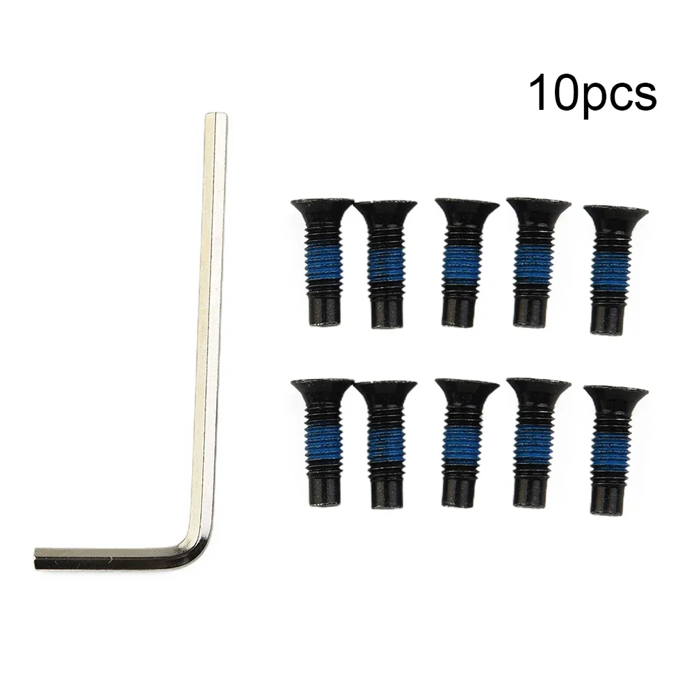 10pcs For Xiaomi M365 Ninebot Max G30 ES Electric Scooter Screw Set Front Fork Tube Pole To Base Mounting Screw Kit With Wrench