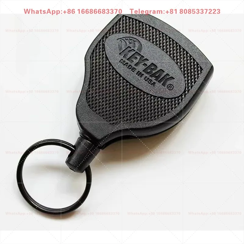 S48K   Cord Anti Loss Retractable Keychain Stretched 120CM Retractable Keyring