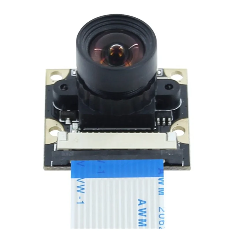A73E-OV5647 لوحدة كاميرا Raspberry Pi 5MP بزاوية واسعة 100 °   واجهة CSI للعدسة لأنظمة أمن المشروع DIY
