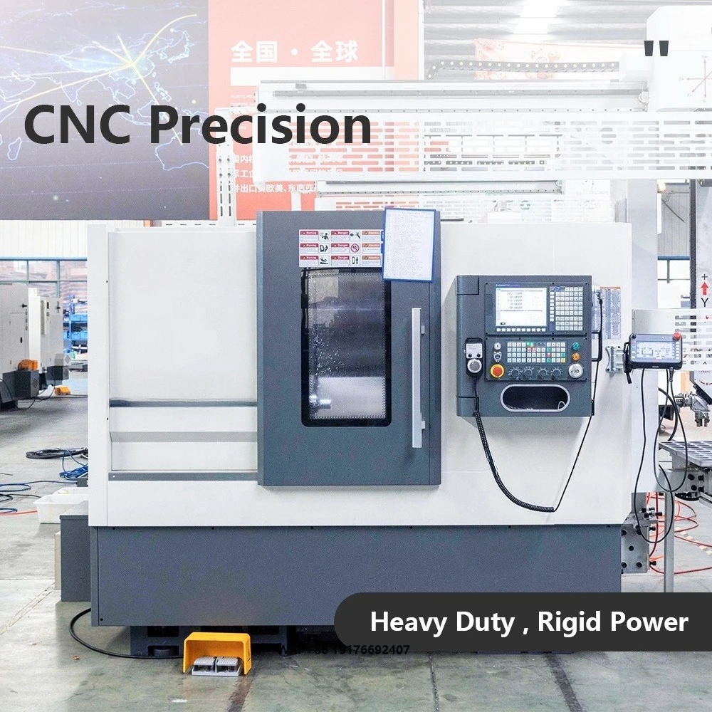 Compact Slant Bed CNC Lathe Machine with Automatic Tool Changer for Precision Metal Turning