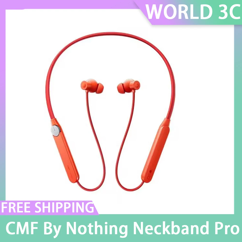 

CMF By Nothing Neckband Pro Wireless Earphone Bluetooth 5.3 Sport Noise-Cancelling Headphones Pro In-Ear Low Latency Light Weigh