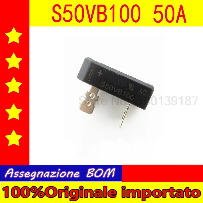 10pcs/lot   S15VB100 S25VB100 S35VB100 S50VB100 Rectifier Bridge Bridge Stack-Square Quad