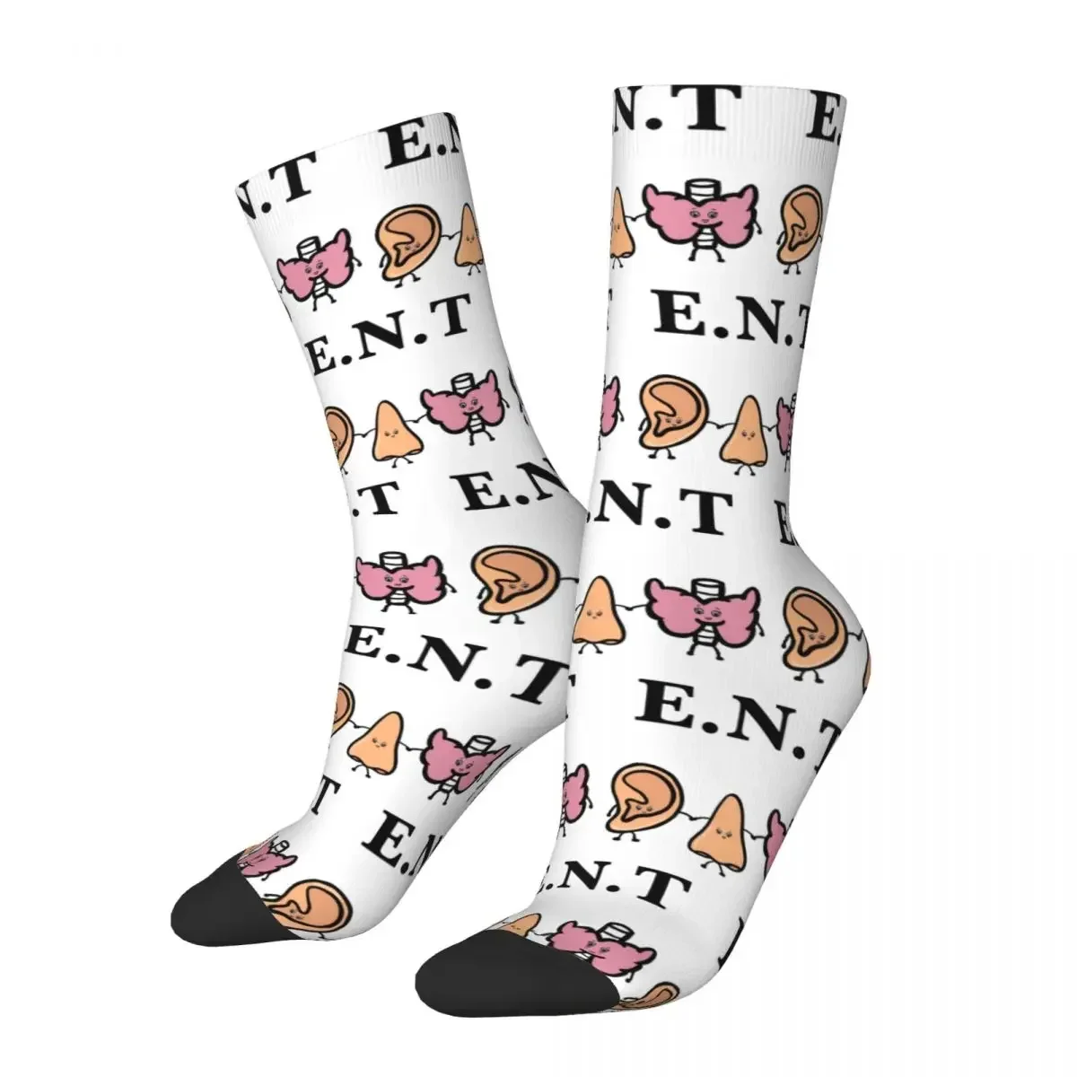 Ent Doctor Socks Harajuku Super Soft Stockings All Season Long Socks Accessories for Man's Woman's Gifts