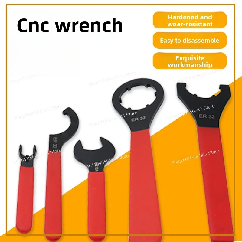 Hardened ER Wrench Set, ER11-40 Collet Nut Spanner for C N C Tool Holder