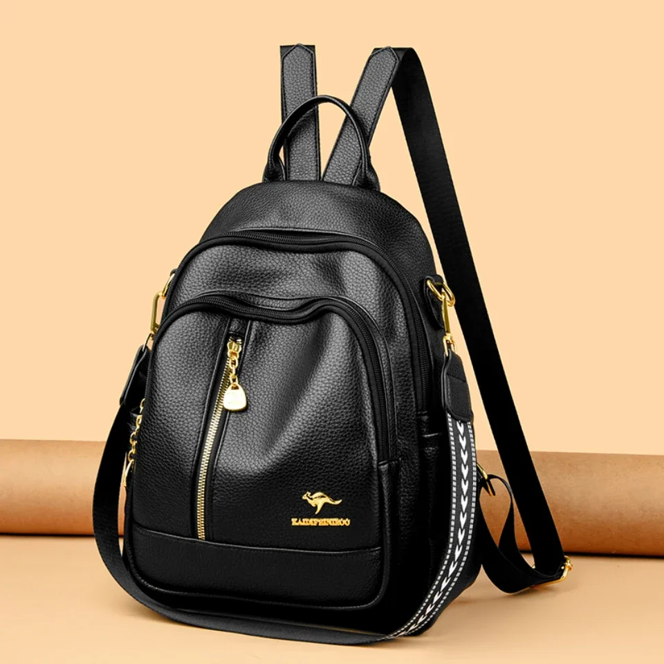 

Рюкзак из натуральной кожи, брендовый рюкзак для женщин, школьная сумка, роскошный дизайн, рюкзак большой емкости, Sac A Dos