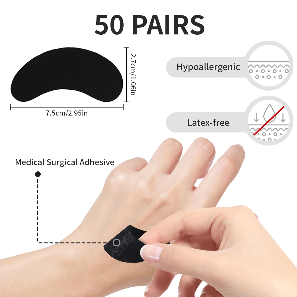 50 paia Idrogel Ciglia Patch Lash Lifting Eye Pad Estensioni Forniture Bende per gli occhi Trucco coreano Estensione delle ciglia Patch