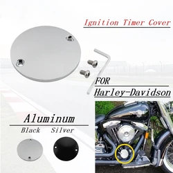 2Hole Chrome Domed Points Cover Softail Bigtwin Timing Ignition Timer For Harley Harley-Davidso Electra Glide Softail XL883 1200