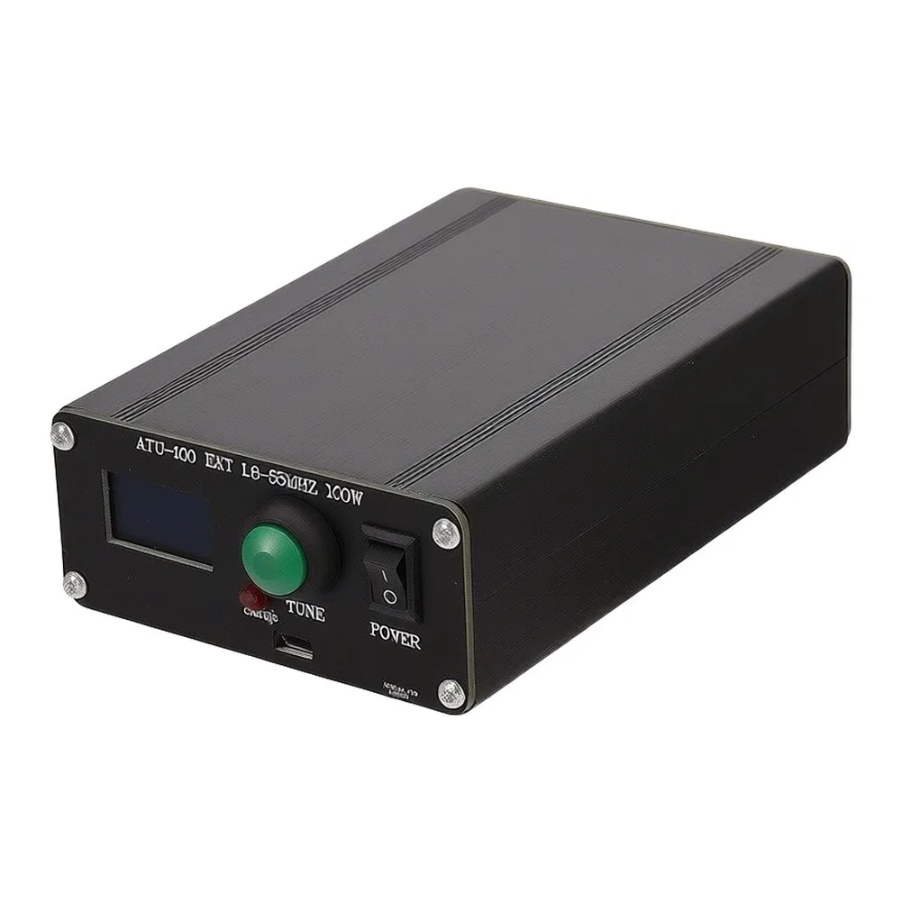 For Automatic For Antenna Tuner for HF Transceivers 0.96 For OLED Screen 1.8-55MHz 120W Power 1350mAh Internal Battery