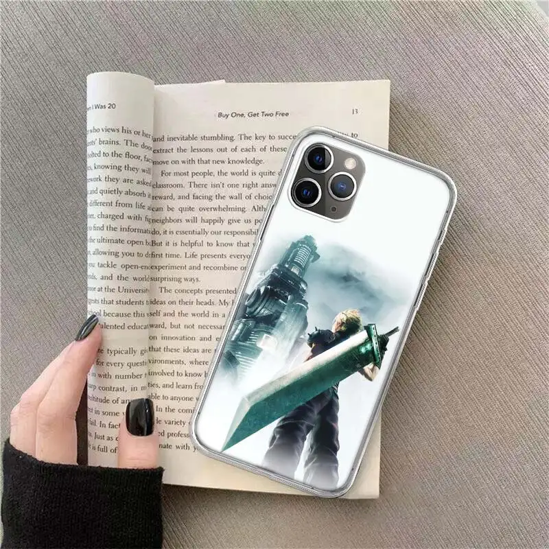 Final Fantasy VII Phone For Apple Iphone 14 12 13 15 Pro Max Mini 11 16 Plus X XS XR Case SE 2020 Shell Cover Clear TPU Protect