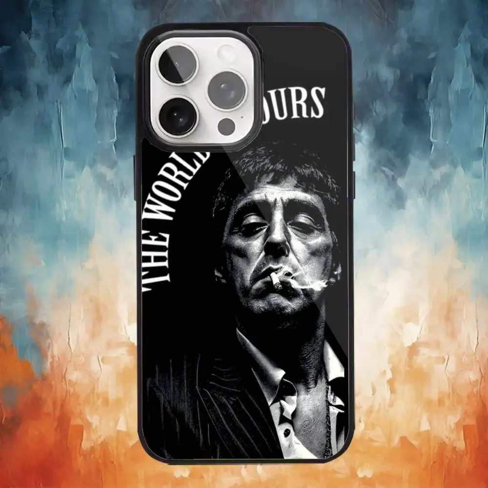 S-Scarfaces Tony M-Montana Phone Case For iPhone17,16,15,14,13,12,11 Plus,Pro Max Magnetic Magsafe Wireless Charging