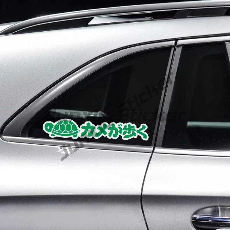 

Motorcycle Stickers Personalized Jdm Japan Novice Turtle Speed Driving Cute Stickers Body Rear Safety Warning Decals