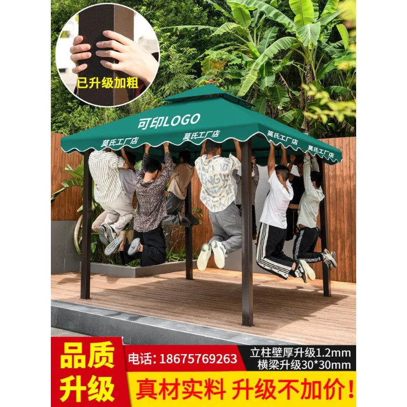 HW-19 Outdoor awning Outdoor balcony Tent Carport Large four-legged stall tent umbrella canopy