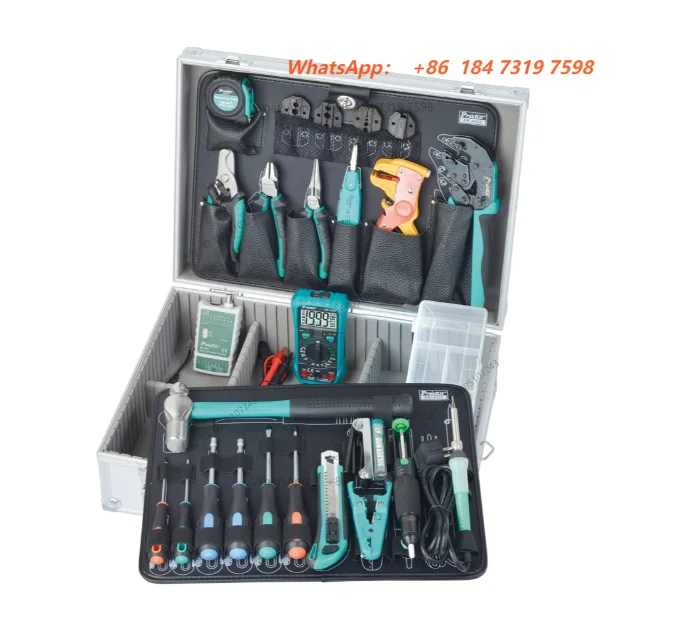 PK-4302HM PC Networking Tool Kit(AC220V~240V Matric) for Computer  Networking Surveillance System Installation  Maintenance