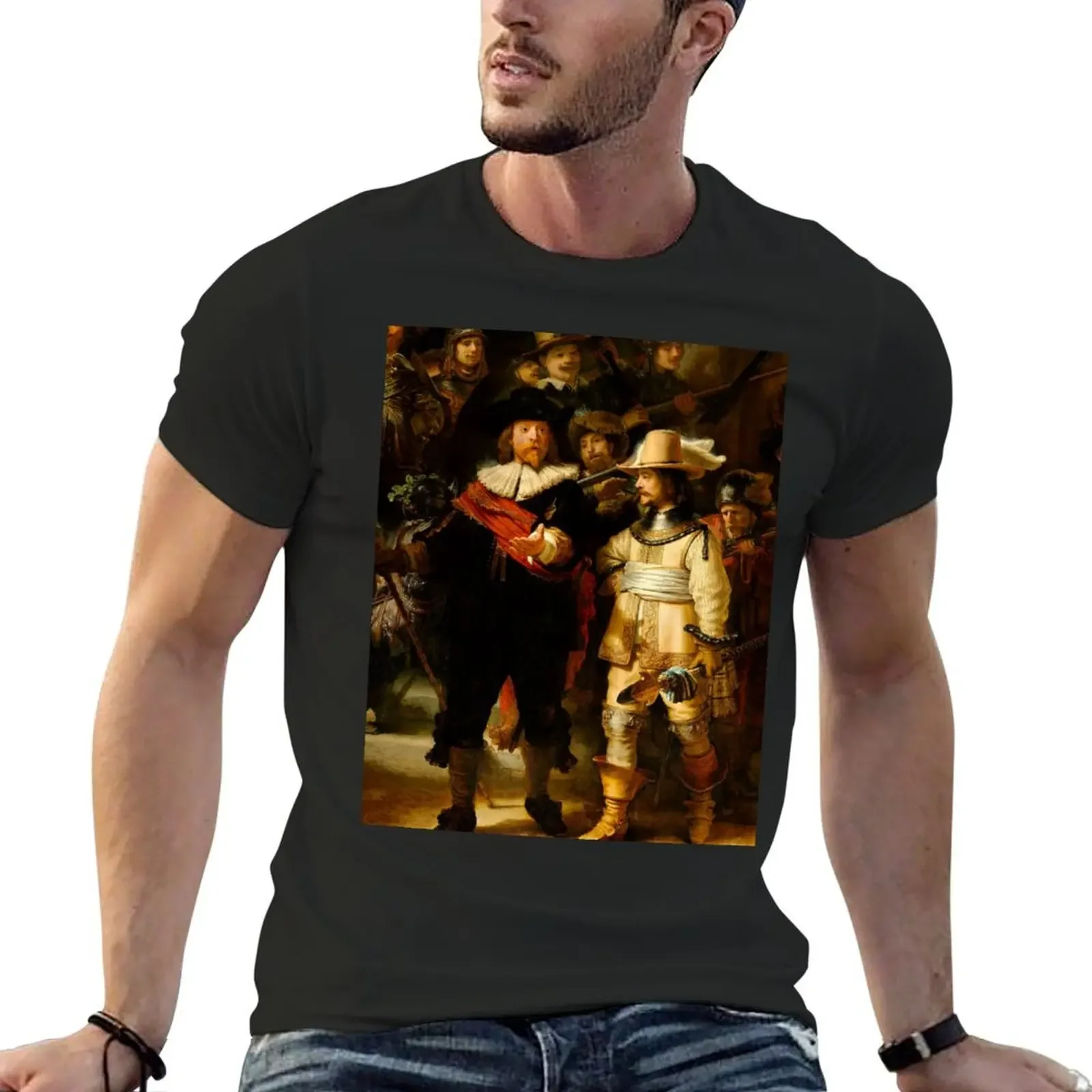 The Night Watch by Rembrandt van Rijn T-Shirt cheap stuff custom t shirt men clothing