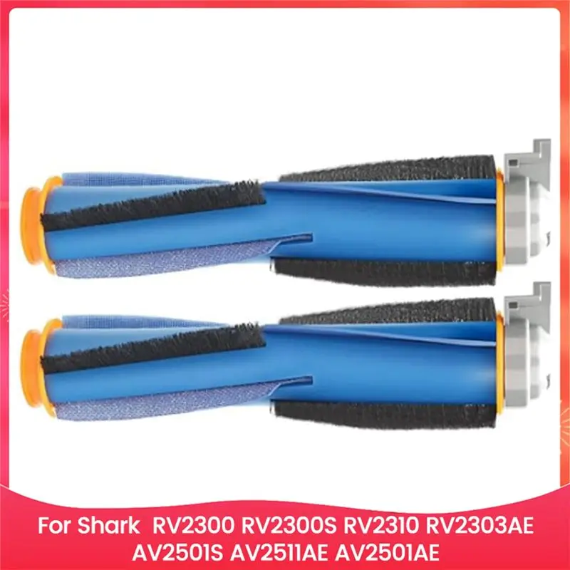 New Arrivals-2PCS Replacement Main Roller Brush For Shark RV2303AE, AV2501S, AV2511AE, AV2501AE Robot Vacuum Cleaner Parts
