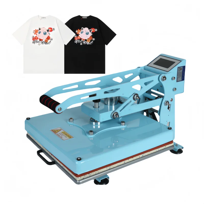 Magnetic Semi-automatic Electric Multicolor Heat Press Machine 57*45*45cm New Garment Printing For T-shirt Logo And Mouse Pad