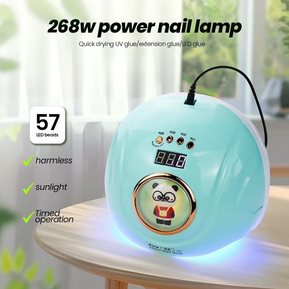 Lampe à ongles Portable, pointes d'ongles portables, lampe de polymérisation pour vernis Gel, lampe de luminothérapie à séchage rapide avec support