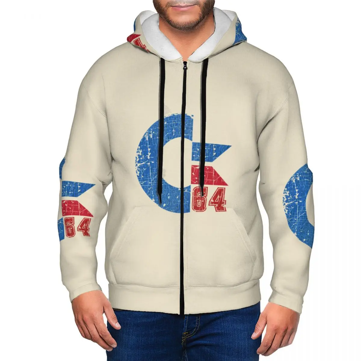 Commodore Circuits Amiga Logo Zipper Hoodie Harajuku Pullover Autumn Winter Men Women Sweatshirt Long Sleeve Tops