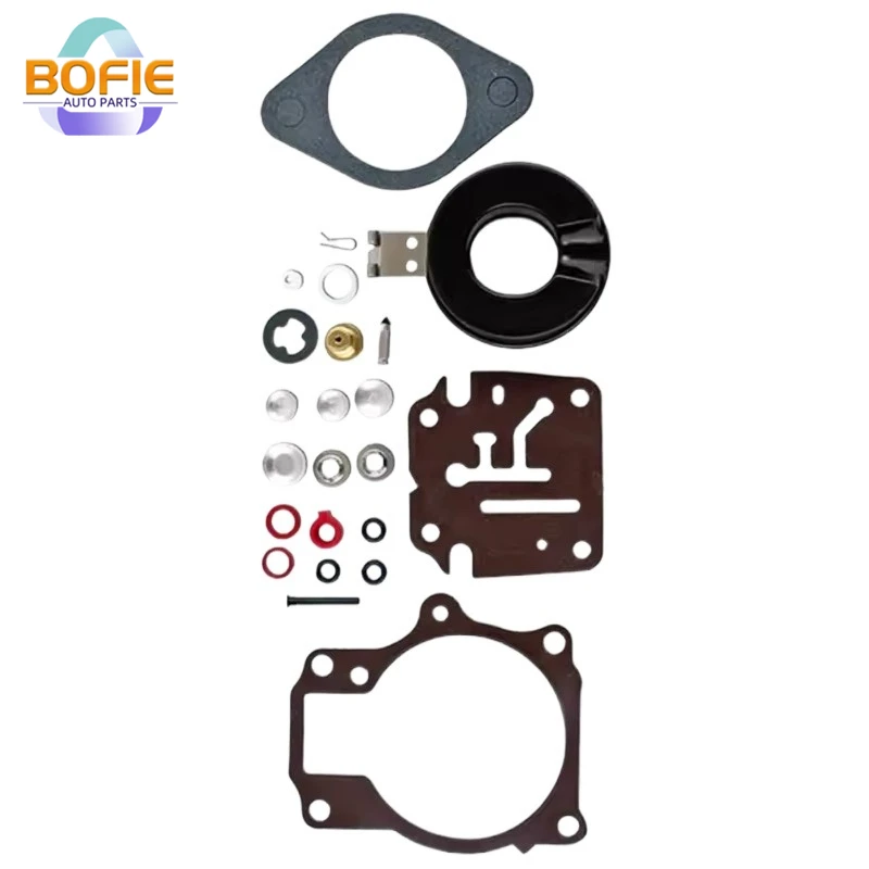 OEM 396701 3PCS Automobiles Accessories Carburetor Carb Rebuild Repair Kit And Float Fit For Johnson Evinrude 65 70  75 HP