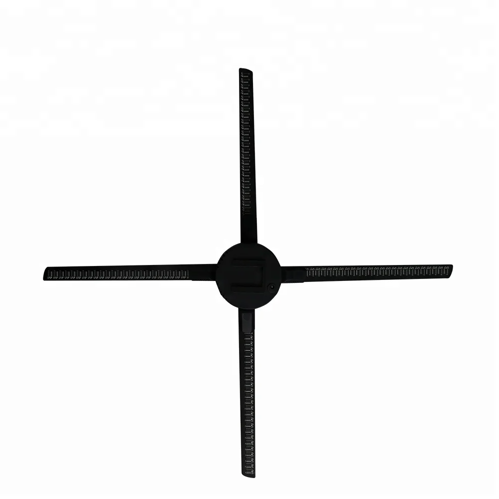 HDFocus ديكور الحدث عالية الدقة 65 سنتيمتر 4 شفرات Ventilador Holografico الإعلان معدات اللعب ثلاثية الأبعاد الهولوغرام مروحة