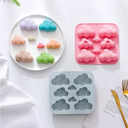 8 Cavities Cartoon Cloud Silicone Soap Mold DIY Candle Resin Plaster Making Set Chocolate Biscuit Cake Ice Mould Home Decor Gift
