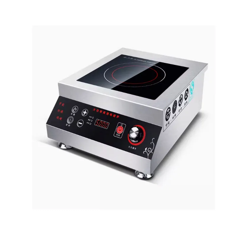 5000W High Power Induction Cooker Desktop Cooktop Stir-Fry Electric Cooker Canteen Appointment Timing Electric Stove