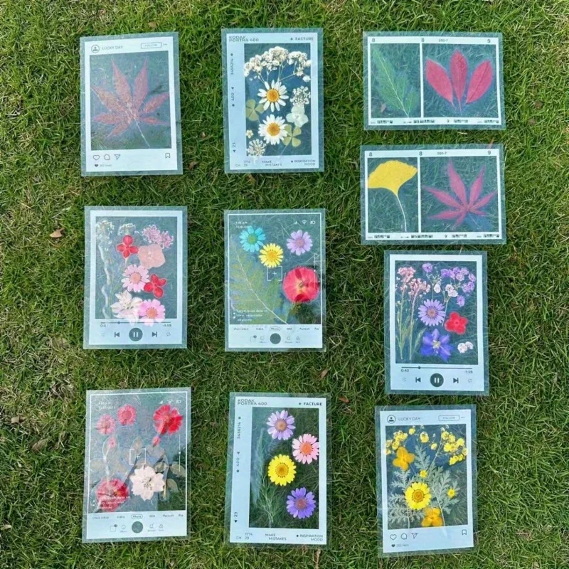 20 Stück transparentes, selbstklebendes Papier zum Selbermachen, Basteln – geeignet zum Dekorieren von Sammelalben und Lesezeichen – Detail 6