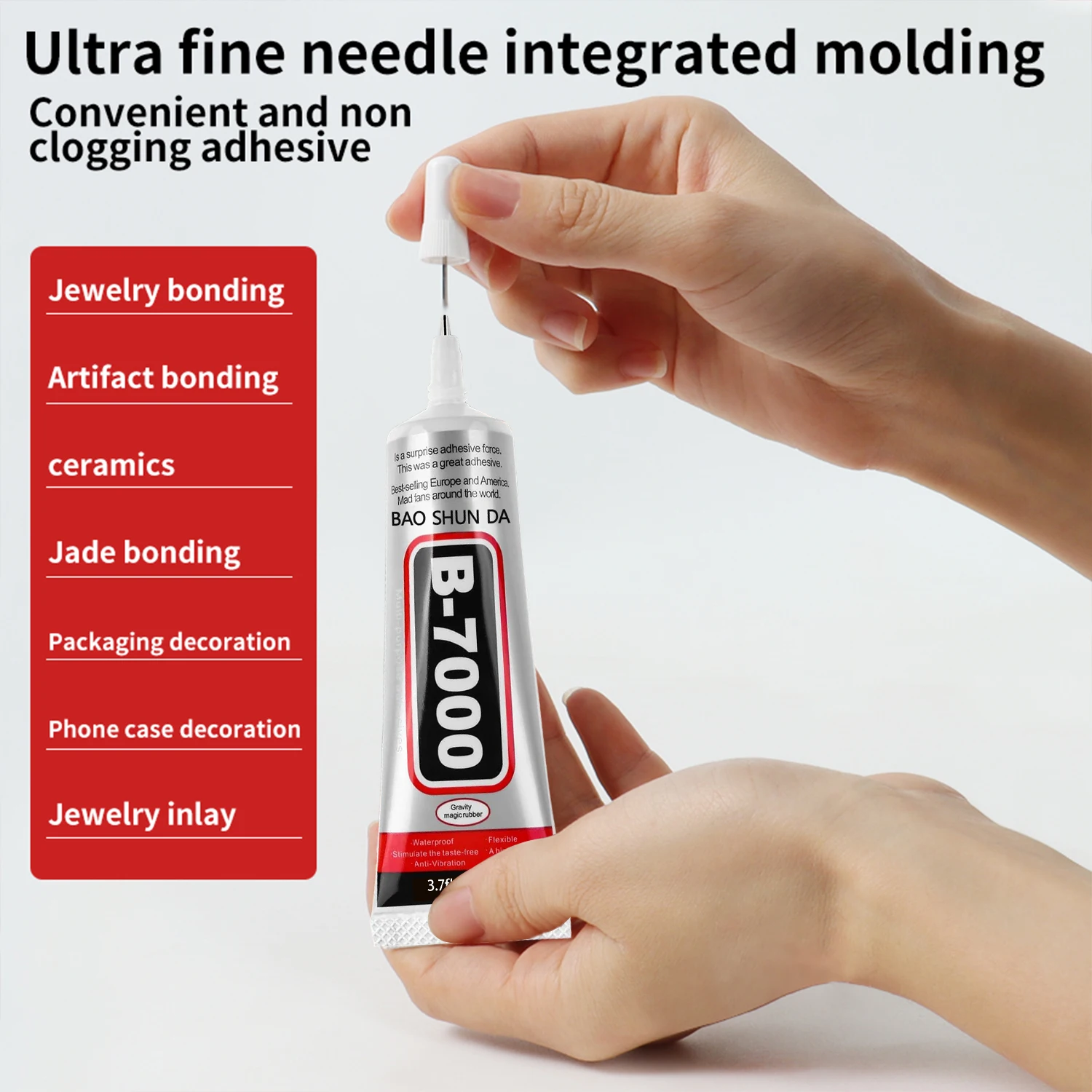 B-7000 Phone Screen Repair Glue Clear 15ml/25ml/50ml/110ml, Phone Case Repair Liquid Super Strong Transparent Waterproof Jewelry Craft Glue , Fast Drying Resin Glue.